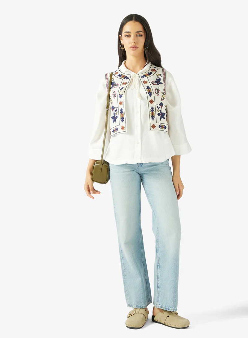 Ginger Button Down Oversize Shirt