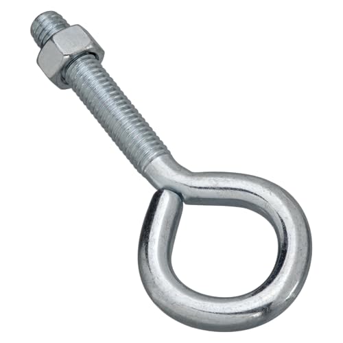 National Hardware N347-252 2160 Eye Bolt in Zinc plated, 10 pack,3/8" x 4" - Image 2