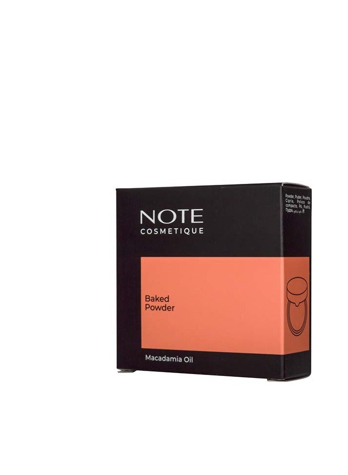 NOTE COSMETIQUE BAKED POWDER 02 Honey Warm WITH MACADAMIA OIL - Image 1