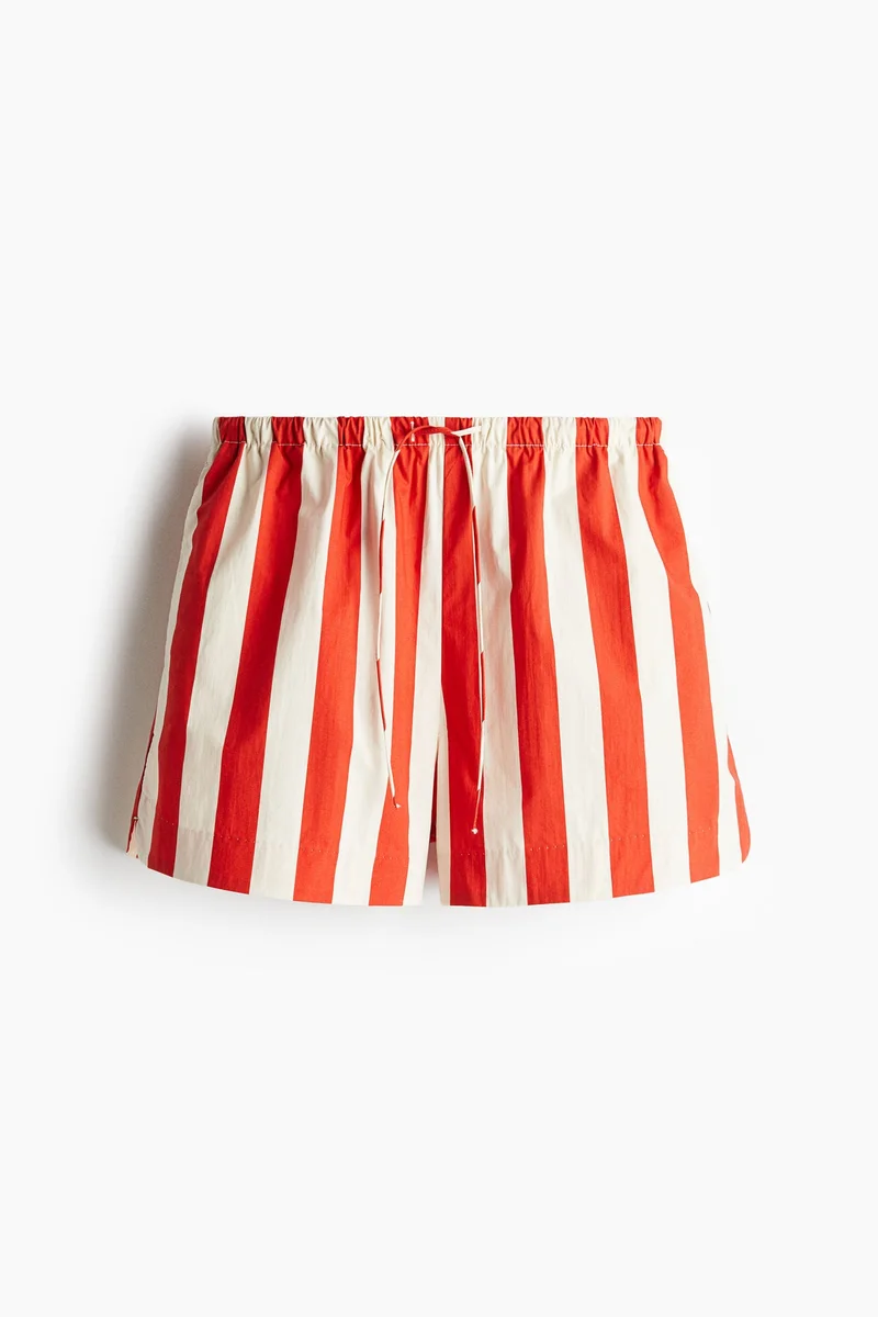 اتش اند ام شورت قطني بحبل