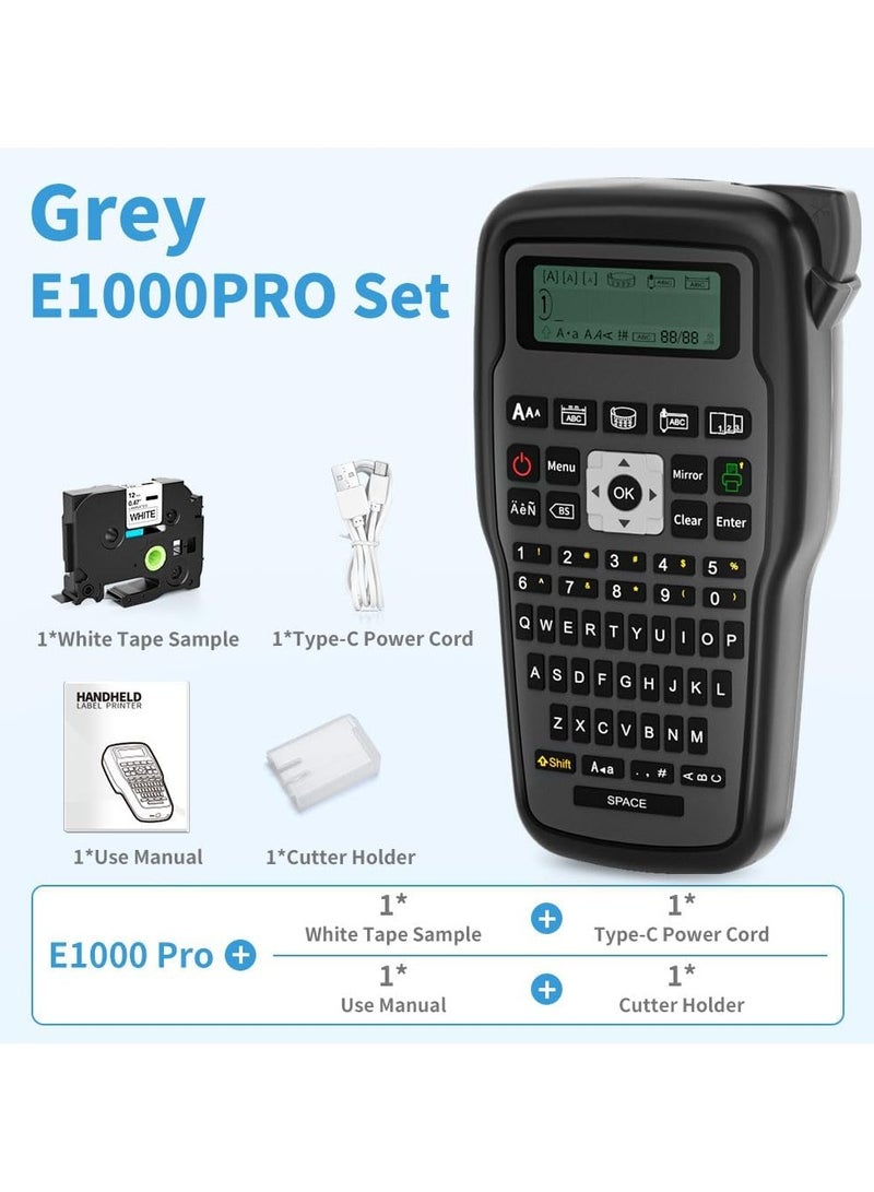 AIMO E1000 PRO - Handheld Label Printer (Arabic Version, Grey, Type-C) - Image 2