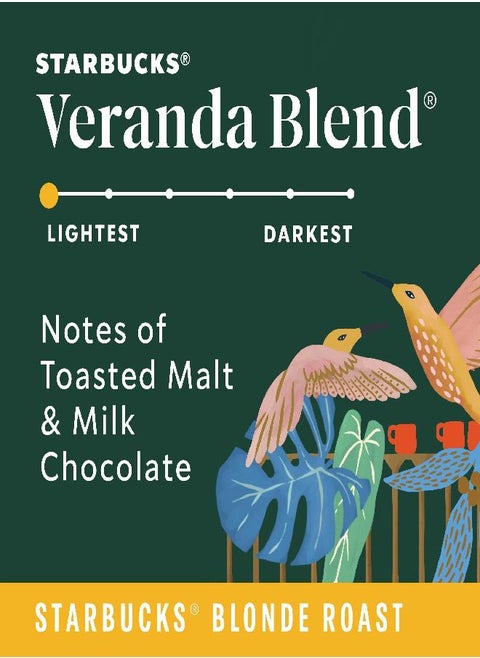 STARBUCKS® Veranda® Blend - Ground Coffee 3x18oz Multipack
