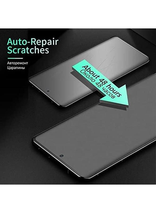 erorex 1 Plus 2Pcs Compatible With Realme 11 Pro Plus Plus Privacy Screen Protector And Case Cover Anti Peep Hydrogel Film Full Coverage Anti Spy Soft Tpu Protective Film Clear - Image 2