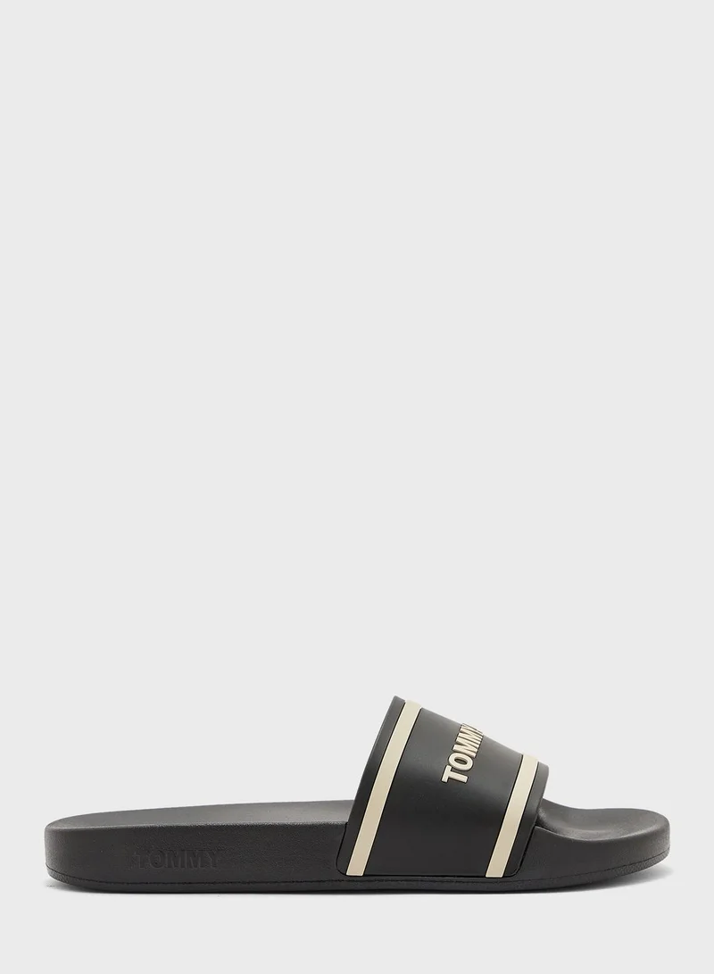 TOMMY JEANS Logo Pool Slides