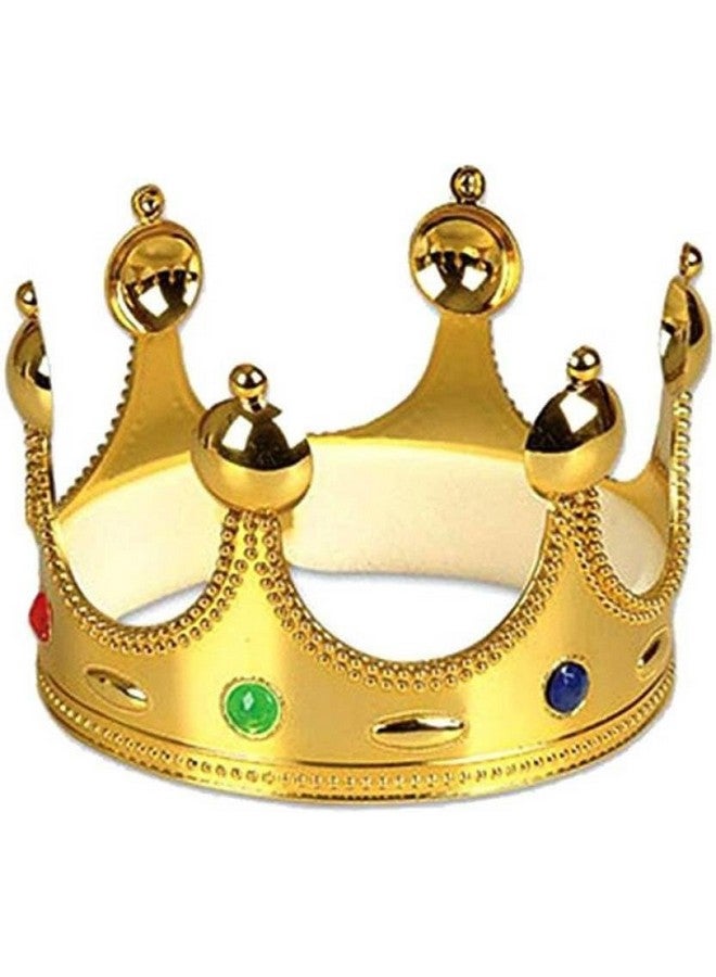 رويالز زينة حفلات أعياد الميلاد الملكية (تاج الملك) | تاج عيد ميلاد الملك الذهبي | تاج الملك الذهبي | تاج الحفلات | هدايا الحفلات | - Image 3