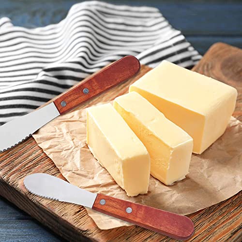 TASKHOUSE Butter Knife Sandwich Spreader Stainless Steel with Wooden Handle Jam Knife for Breakfast (1 Piece) - Image 5