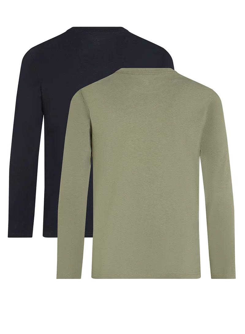 تومي هيلفيغر Kids Essential Crew Neck T-Shirt