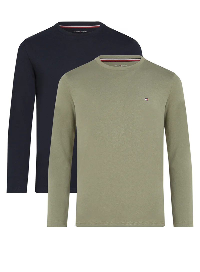 تومي هيلفيغر Kids Essential Crew Neck T-Shirt