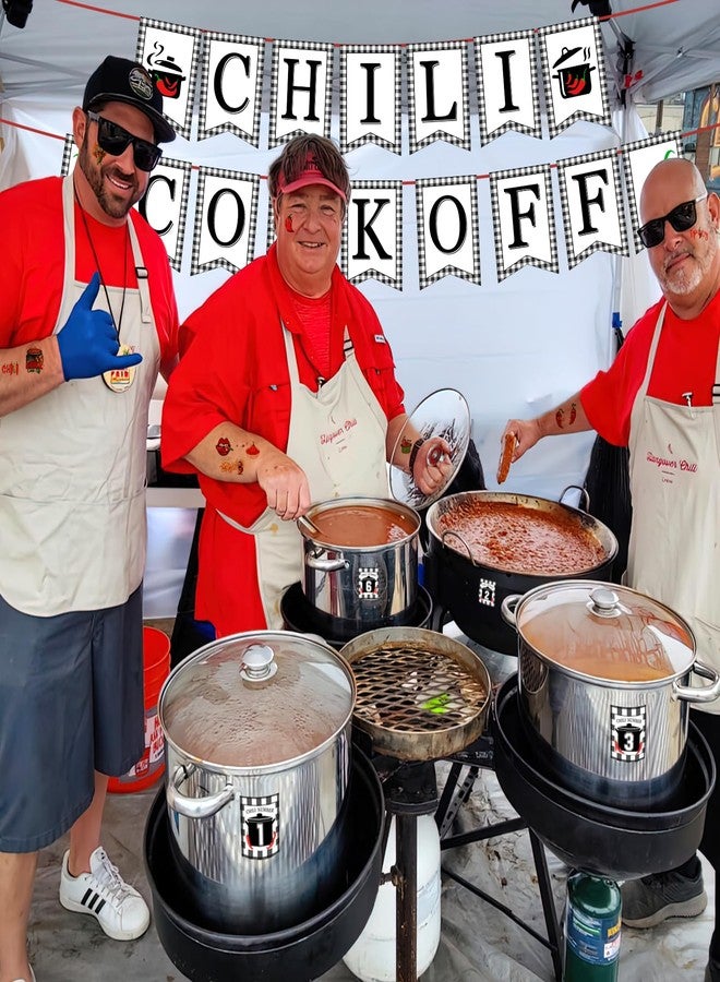 ANTING Chili Cook Off Competition Party Banner Chili Contest Tasting Competition Party Banner for Chili Cook Off Party Decorations Supplies - Image 4