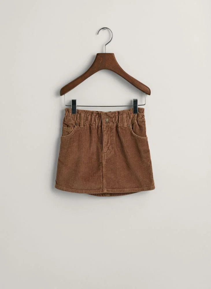غانت Mini Cord Skirt