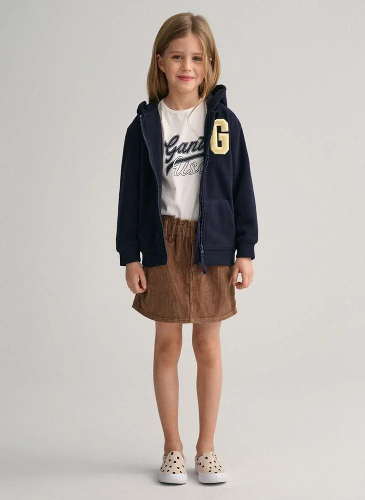 غانت Mini Cord Skirt