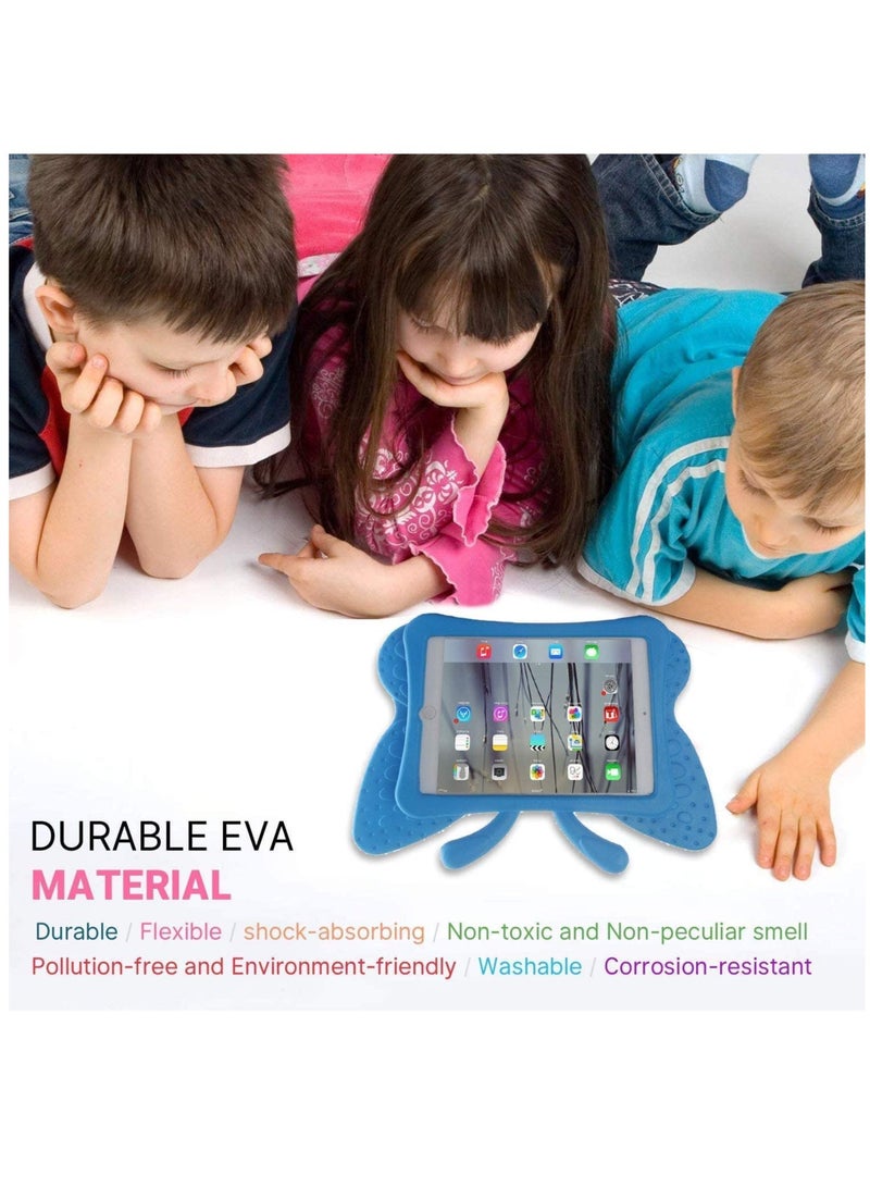 ELTRAZONE iPad 10.2 Inch Case for Kids(2021/2020/2019 Model,9/8/7 Generation), Shockproof Kickstand Butterfly Cover Non-Toxic EVA Foam Wings Kid-Proof Rugged Bumper Boy Girl Gift for iPad 10.2 - Image 5
