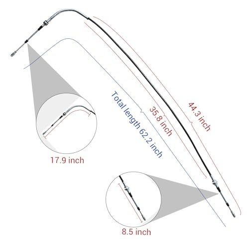 Drive-up Golf Cart Transmission Shift Forward Reverse Cable for 1994-1997 Club Car DS Models OEM 1012326 1013085 1018510-02 - Image 4