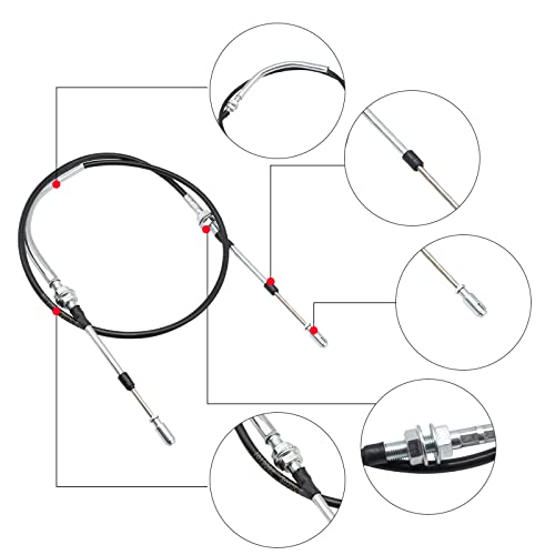 Drive-up Golf Cart Transmission Shift Forward Reverse Cable for 1994-1997 Club Car DS Models OEM 1012326 1013085 1018510-02 - Image 3