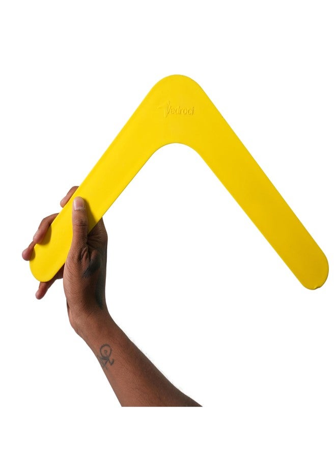 Vedroci Flyback Boomerang Durable ABS Material, Get Ready for High-Flying Adventure & Endless Fun, Perfect for Outdoor Play & Skill Development, Durable Toy for All Ages (Yellow) - Image 4