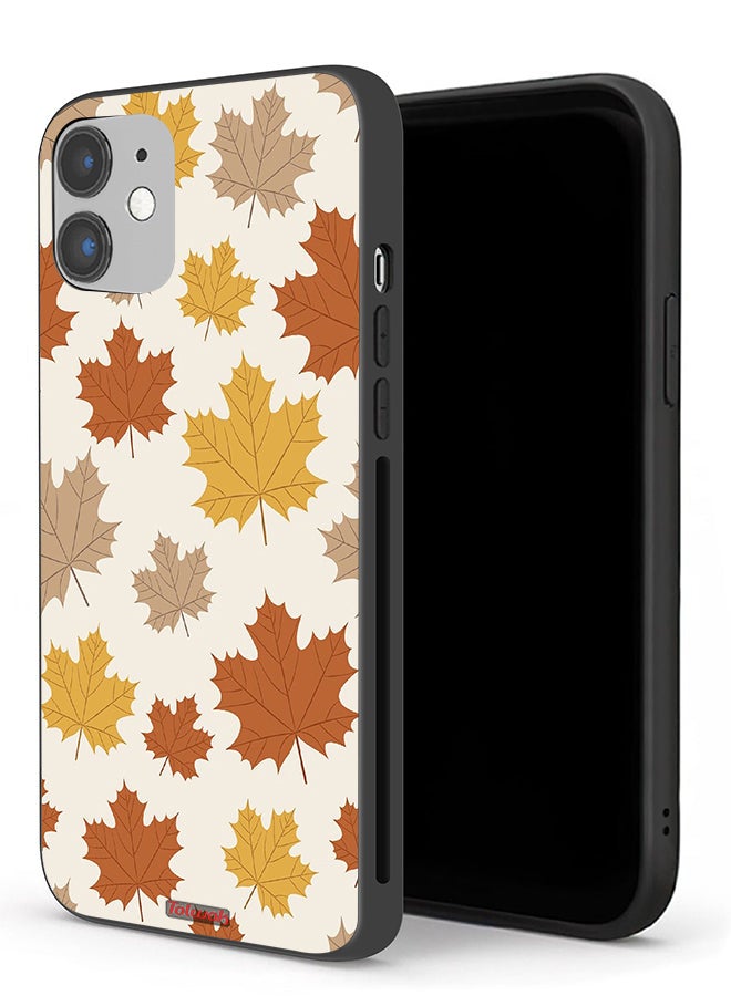 Tolwak Apple iPhone 12 mini Protective Case Autumn Leaves - Image 1