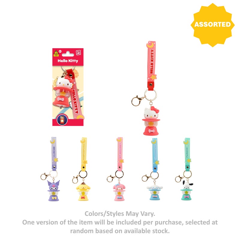 YuMe Sanrio Hello Kitty and Friends Light-Up Camping Lamp Keychain (Assorted) - Image 1