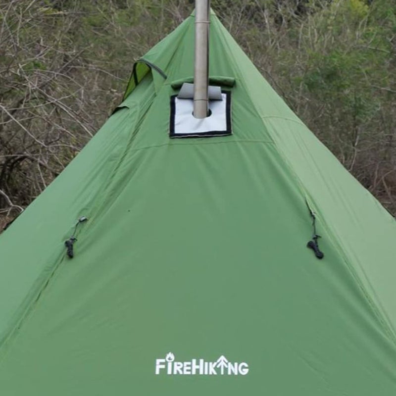 FireHiking Hot Tent Stove Jack 9" x 7.8" with Rain Flap Highly Flame-Retardant for Onetigris Hot Tent - Image 4