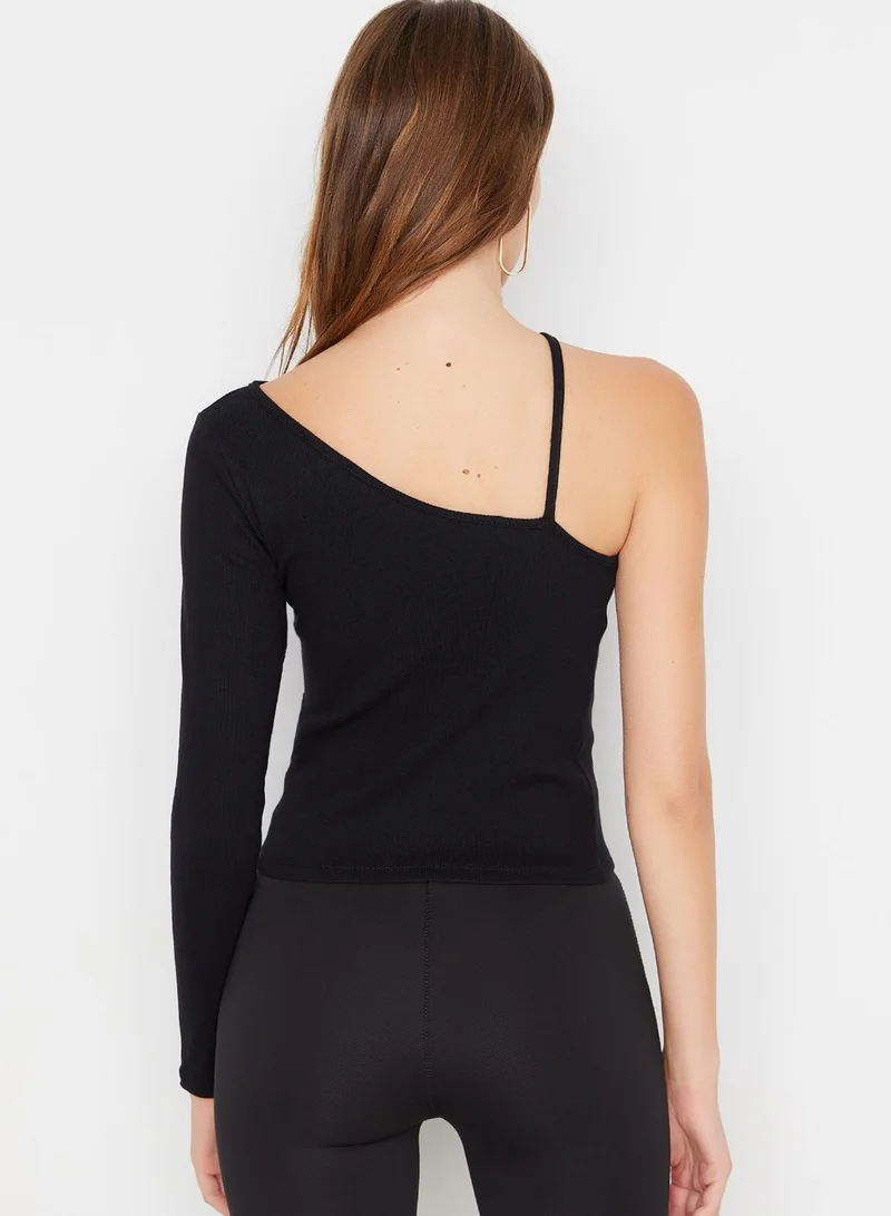 trendyol One Shoulder Knitted Top