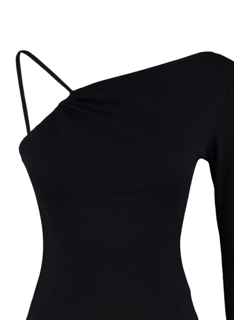 trendyol One Shoulder Knitted Top