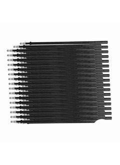 100 Pieces Black Ink Erasable Gel Ink Pen Refills Fine Point 0.5mm Replacement Gel Pen Refills for Erasable Pens Office School Writing Stationery Supplies