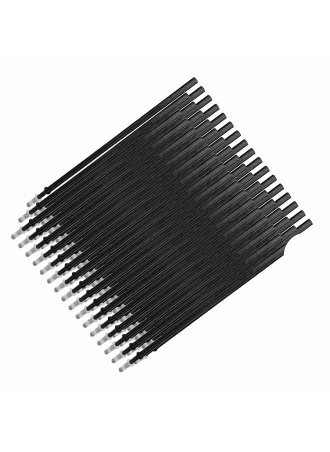 Thoraya - 100 Pieces Black Ink Erasable Gel Ink Pen Refills Fine Point 0.5mm Replacement Gel Pen Refills for Erasable Pens Office School Writing Stationery Supplies - Image 1