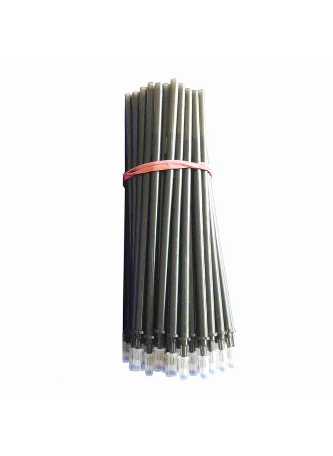 Thoraya - 100 Pieces Black Ink Erasable Gel Ink Pen Refills Fine Point 0.5mm Replacement Gel Pen Refills for Erasable Pens Office School Writing Stationery Supplies - Image 1