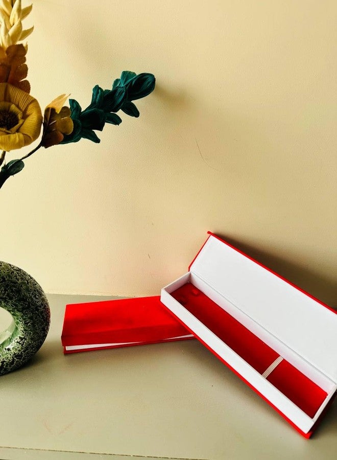 DSS Chain Gift Box Black Velvet Flocked Jewelry is Play, Combo of Chain Box RED (Combo, Pack of 2) - Image 5