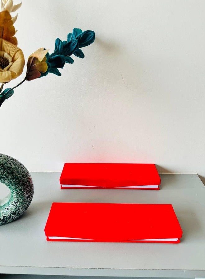 DSS Chain Gift Box Black Velvet Flocked Jewelry is Play, Combo of Chain Box RED (Combo, Pack of 2) - Image 1