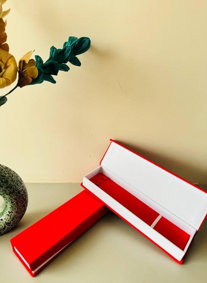 DSS Chain Gift Box Black Velvet Flocked Jewelry is Play, Combo of Chain Box RED (Combo, Pack of 2) - Image 3