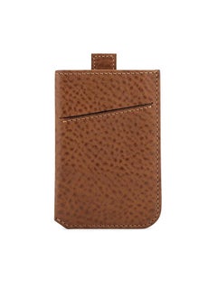 Riblor Riblor Alonzo Italian Leather Card Sleeve Brown  - Image 4