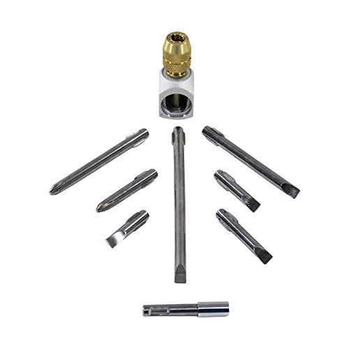 Pit Posse PP2590 Tool Kit Air Mixture Carburetor Pilot Screw Adjusting Tool - 90 Degree - Made of High-Grade Aluminum and Stainless-Steel - Comes with 7 Removable Heads - Motorcycle/ATV Accessories - Image 4