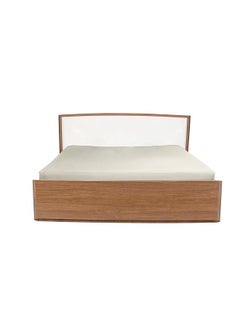 Hotel Linen Klub King Fitted Sheet 1Pc 100 Percent Cotton 250Tc Sateen Solid Dyed Size: 200X200+30Cm Stone  - Image 3