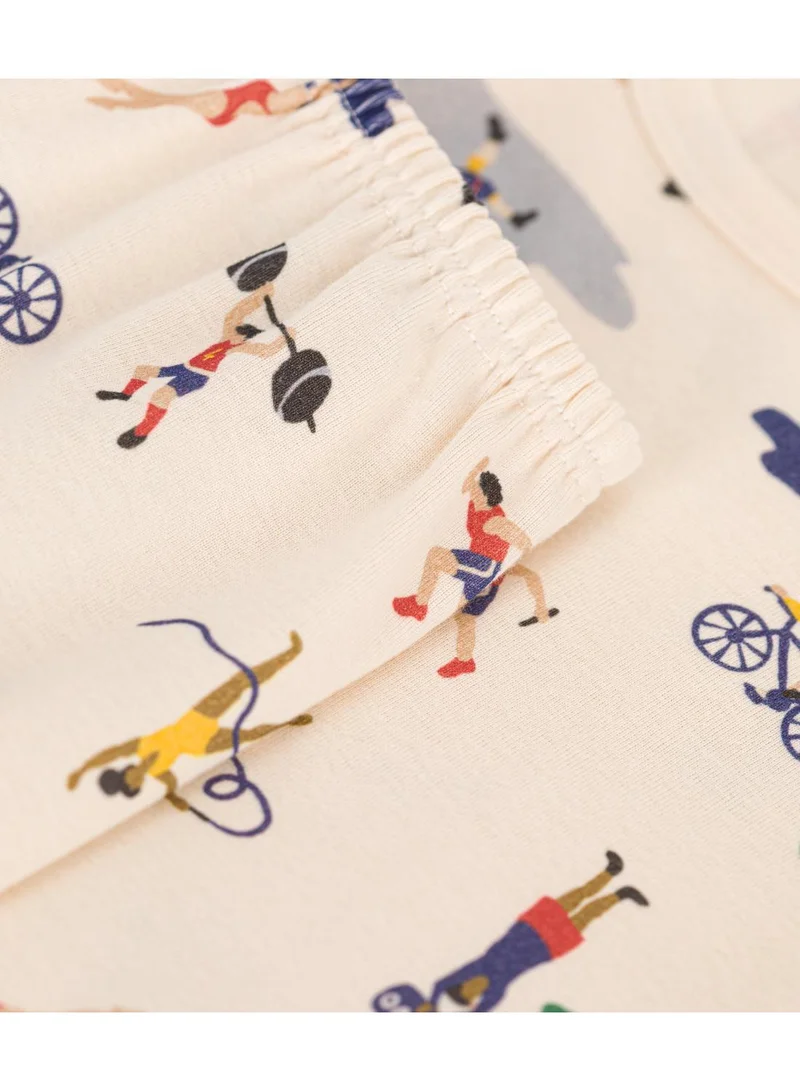 بيتي باتو Children's multi-sports print short cotton pyjamas