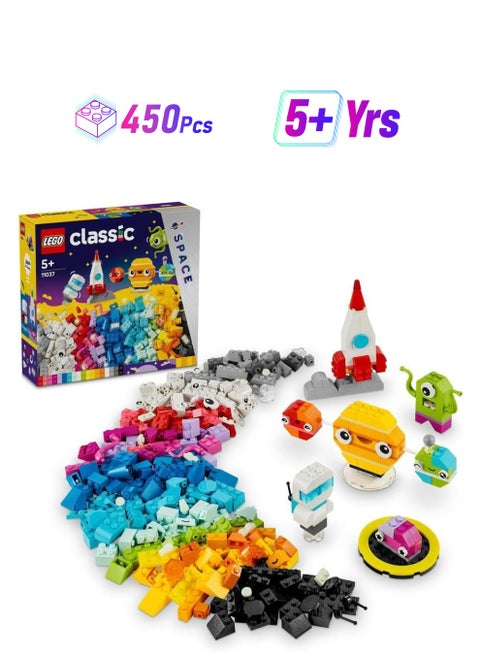 Lego Classic Creative Space Planets 11037 Building Blocks Toy Set (450 Pieces)