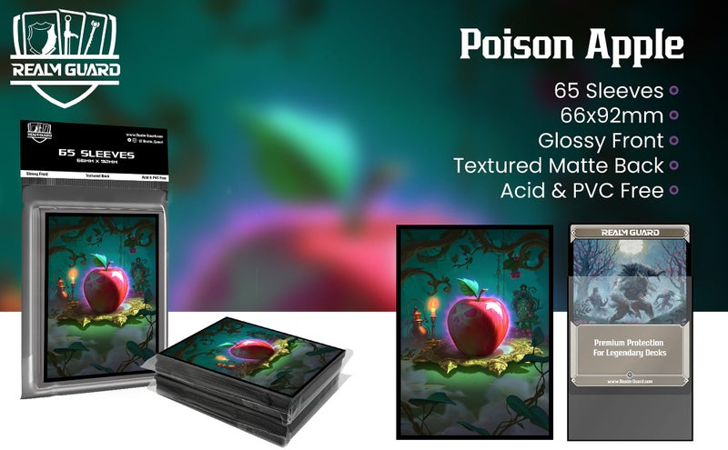 Realm Guard Princess Characters - 65ct Textured Matte TCG Card Art Sleeves (Poison Apple) - Image 2