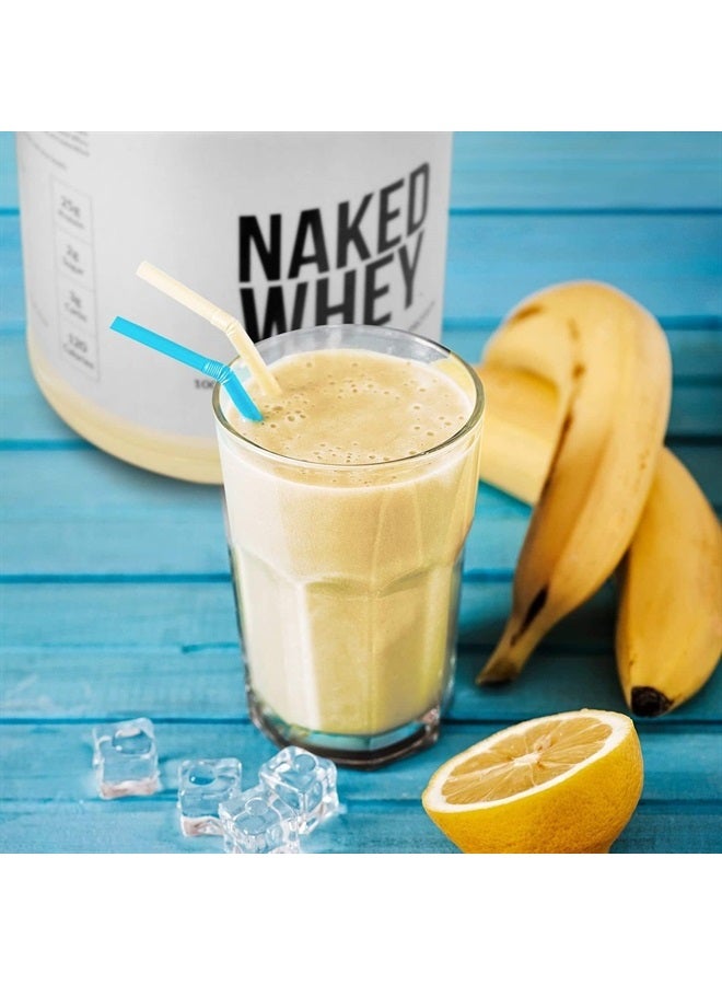 Nakd Nutrition Vanilla Whey Protein 1Lb, Only 3 Ingredients, All Natural Grass Fed Whey Protein Powder + Vanilla + Coconut Sugar- GMO-Free, Soy Free, Gluten Free. Aid Muscle Growth, 12 Servings - Image 5
