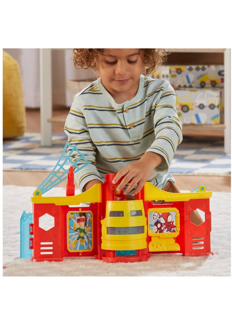 SPIDEY AND HIS AMAZING FRIENDS - Iron Man Stark Tower Playset - Image 1