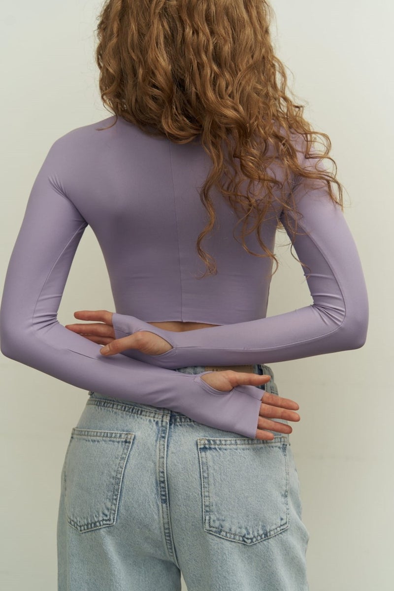 Mai Collection Biance Lilac Crop  - Image 5