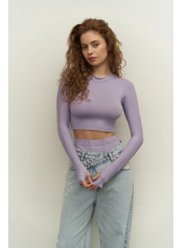 Mai Collection Biance Lilac Crop  - Image 1
