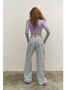 Mai Collection Biance Lilac Crop  - Image 4