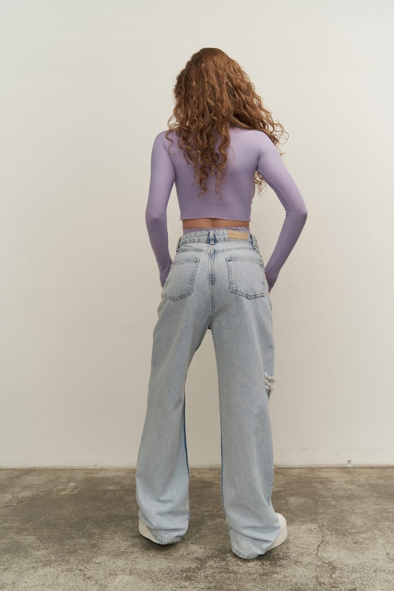 Mai Collection Biance Lilac Crop  - Image 4
