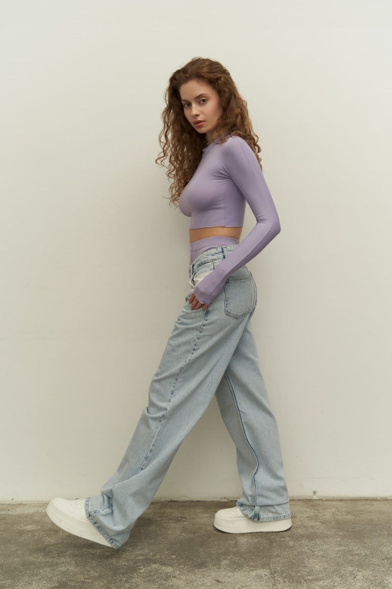 Mai Collection Biance Lilac Crop  - Image 3
