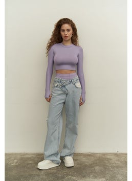 Mai Collection Biance Lilac Crop  - Image 2