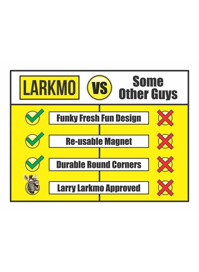 Larkmo 2 Funny Prank Caution Senior Driver Car Magnet Sign Gag Gifts for Elderly Women, Men, New Drivers & Student Drivers, Great Joke Gift for Over 40 & 50 Year Old People & Other UFO Driving Life Forms - Image 5