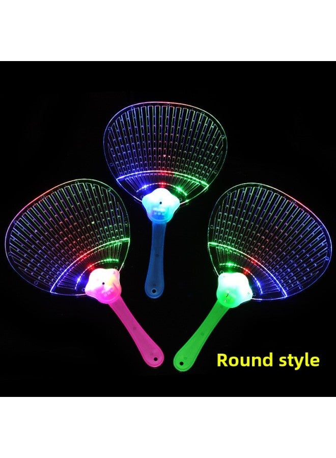 Loquat Luminous Fan Summer Night Market Square Stall Hot Supply Luminous Children's Toys Yiwu Small Commodities Stall-Color:Bees - Image 2