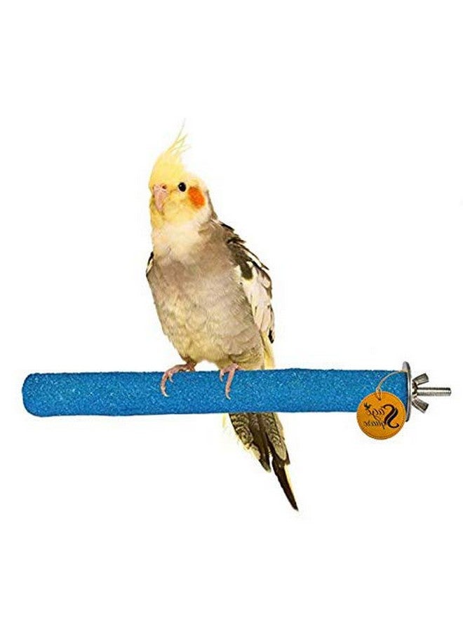 Sage Square Set Of 2 Natural Habitat Wood Sand Perch/Stand/Toy For Birds (Light Weight) (Size - 10") - Image 1