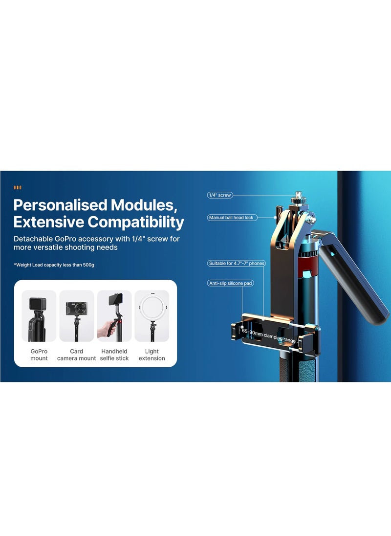 MA09 Bluetooth Remote Control Selfie Stick for Action Camera or Smartphone M013GBB1