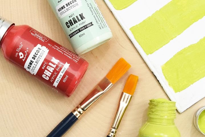 itsy-bitsy Little Birdie Home Decor Chalk Paint Kit (6Pcs X 60Ml) - Countryside | Chalk Paint for Canvas, Wood Furniture, Wall, Home Decor, Glass, Terracotta Pots | Multi Surface Paint - Image 3
