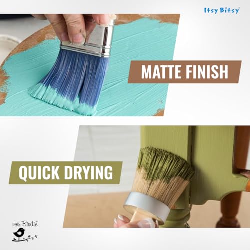 itsy-bitsy Little Birdie Home Decor Chalk Paint Kit (6Pcs X 60Ml) - Countryside | Chalk Paint for Canvas, Wood Furniture, Wall, Home Decor, Glass, Terracotta Pots | Multi Surface Paint - Image 4